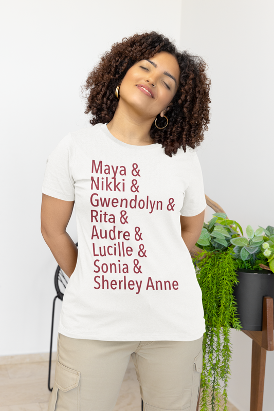 Black Women Poets Tee Shirt