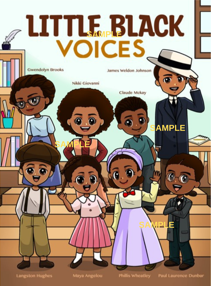 Little Black Voices "11x 17" Poster