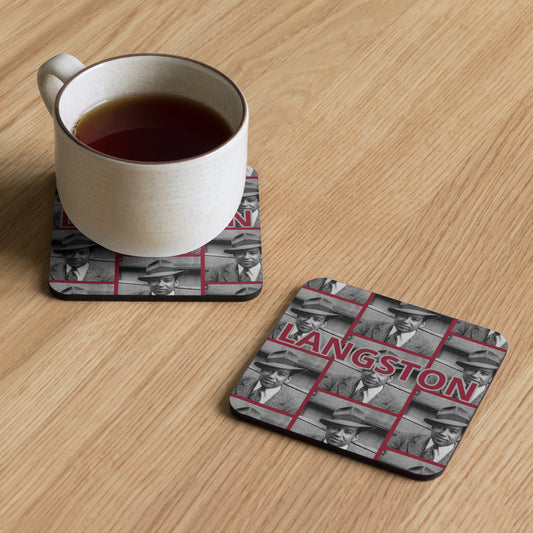 Langston Hughes Cork-Back coaster