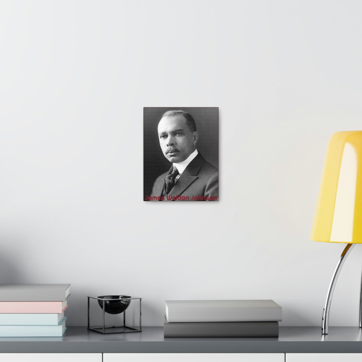 James Weldon Johnson Canvas Gallery Wrap ( Black Poet Art Collection)