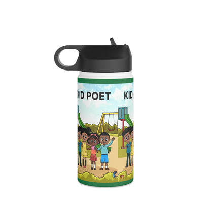 KID POET Stainless Steel Water Bottle, Standard Lid