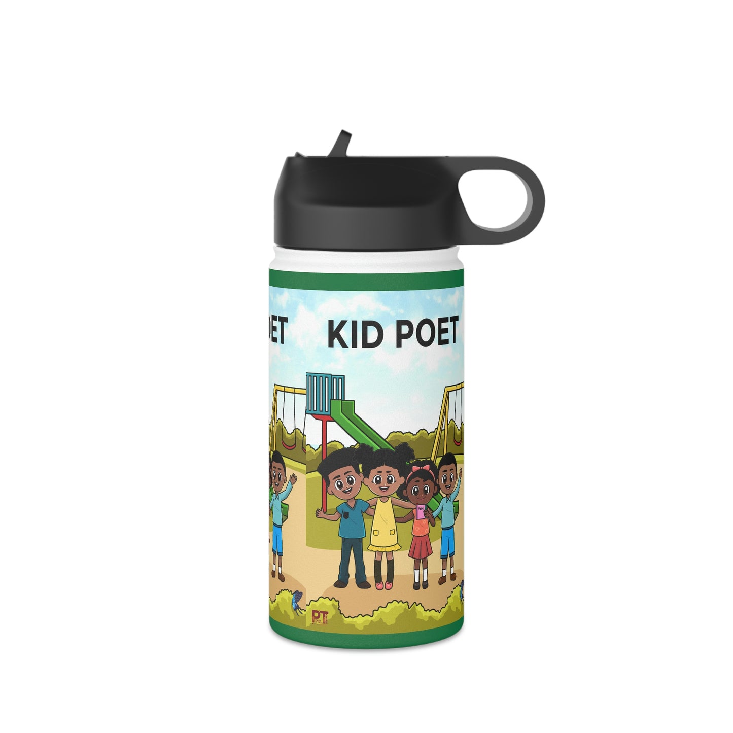 KID POET Stainless Steel Water Bottle, Standard Lid