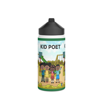 KID POET Stainless Steel Water Bottle, Standard Lid