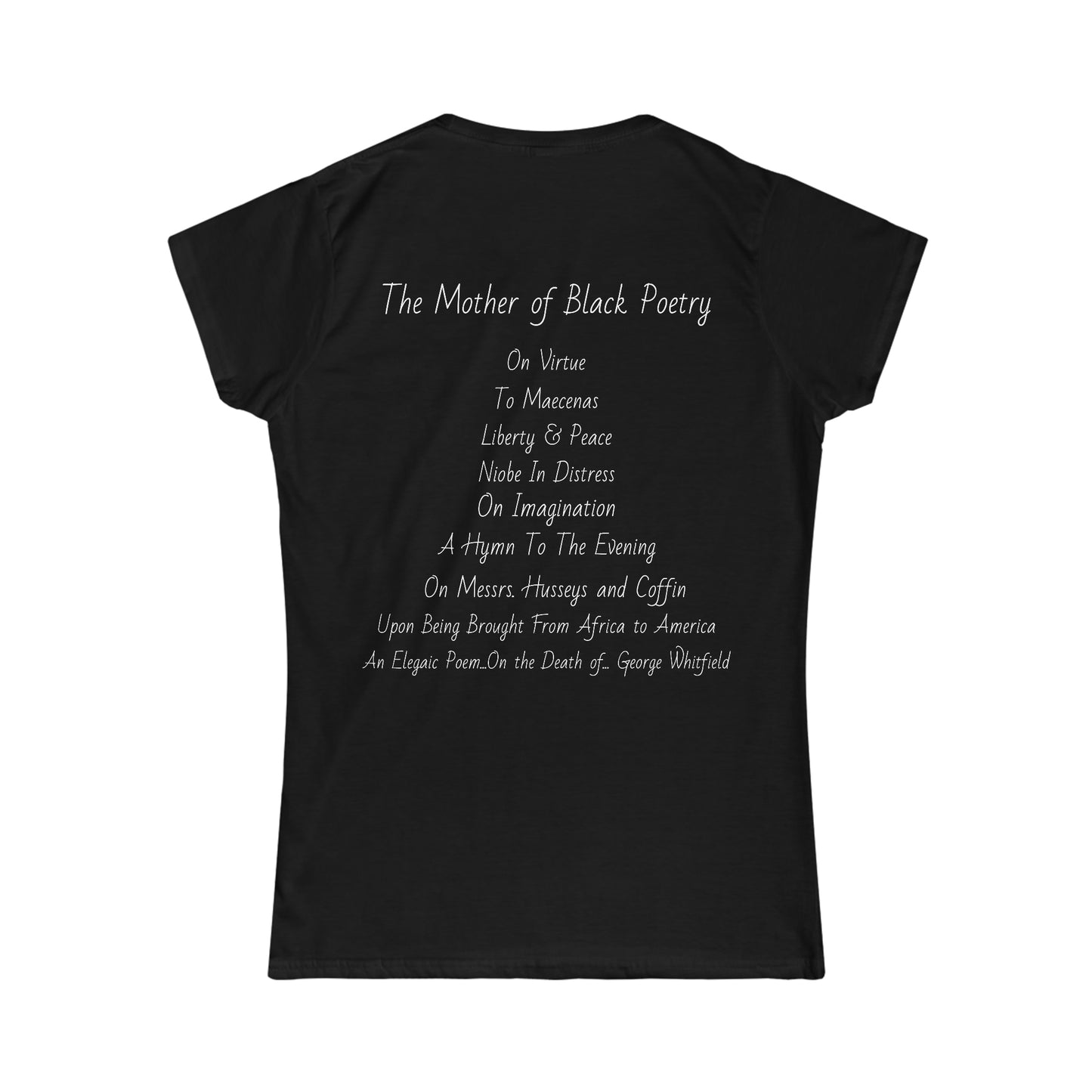 Ode to Phillis Wheatley Black Women Poet Tee Softstyle Tee