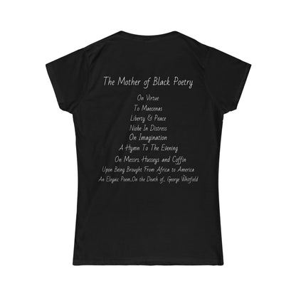 Ode to Phillis Wheatley Black Women Poet Tee Softstyle Tee