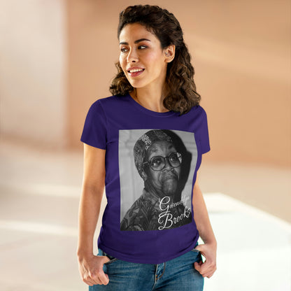 Gwendolyn Brooks Women Poet Cotton Tee