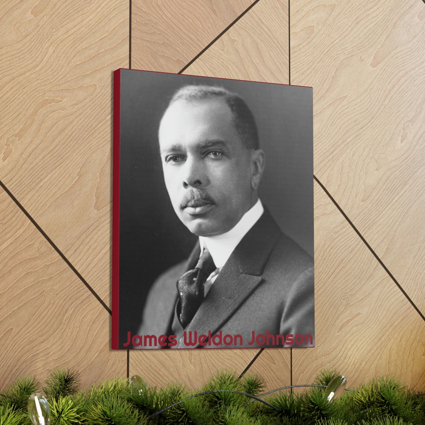 James Weldon Johnson Canvas Gallery Wrap ( Black Poet Art Collection)