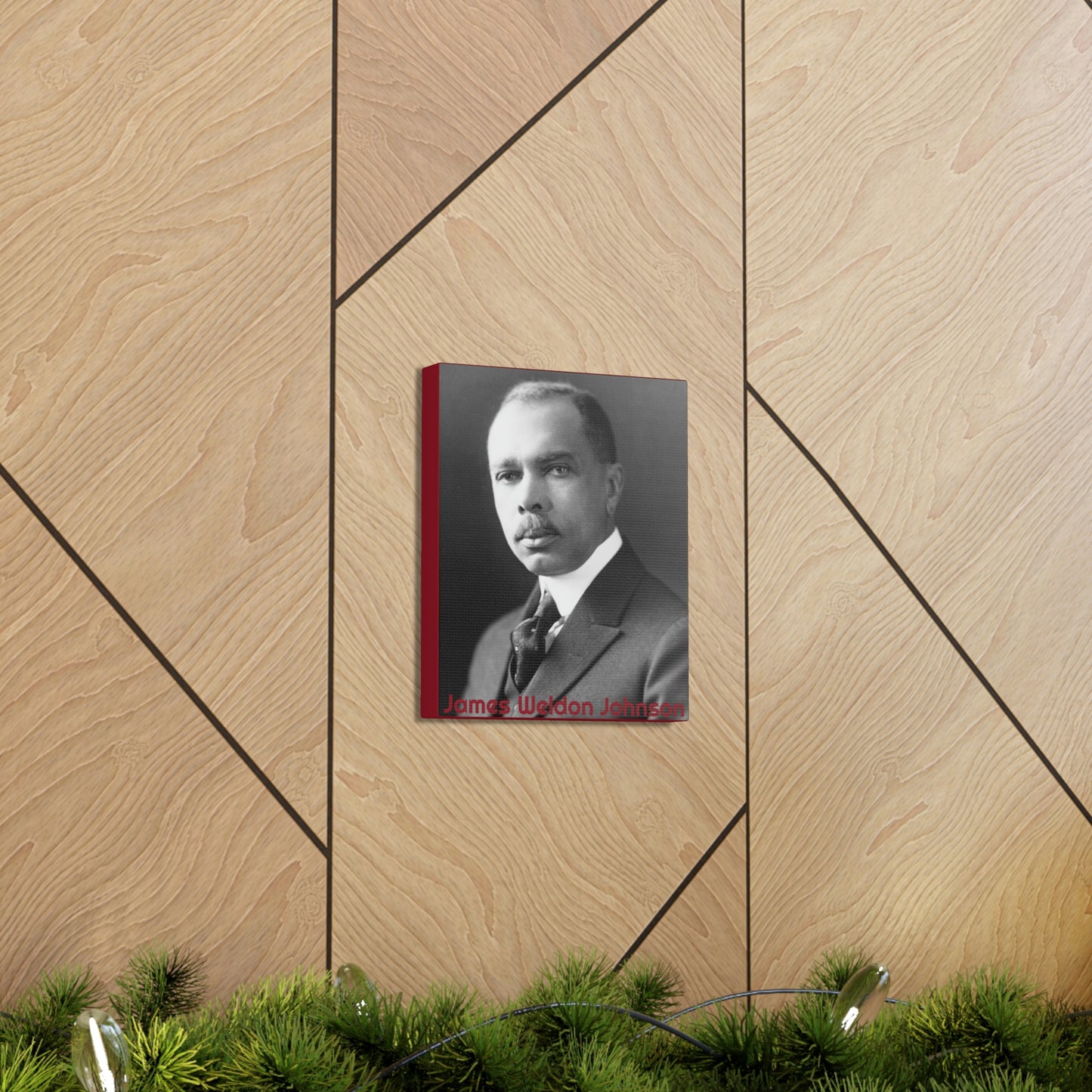 James Weldon Johnson Canvas Gallery Wrap ( Black Poet Art Collection)