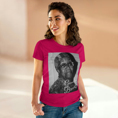 Gwendolyn Brooks Women Poet Cotton Tee