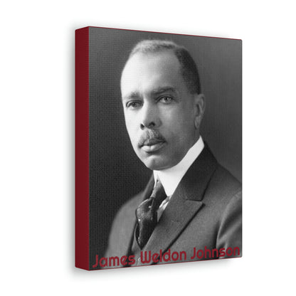 James Weldon Johnson Canvas Gallery Wrap ( Black Poet Art Collection)