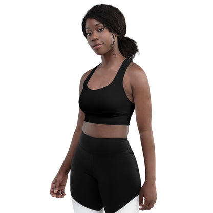 James Baldwin Inspired " The Fire Next Time" Longline sports bra