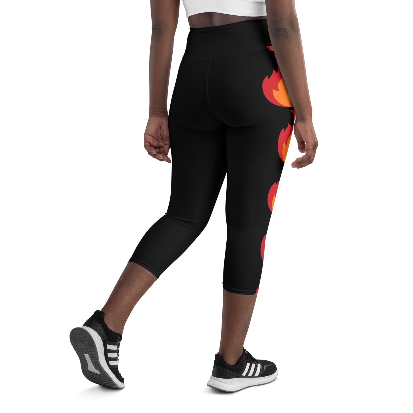 James Baldwin "The Fire Next Time" Inspired Yoga Capri Leggings