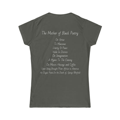 Ode to Phillis Wheatley Black Women Poet Tee Softstyle Tee