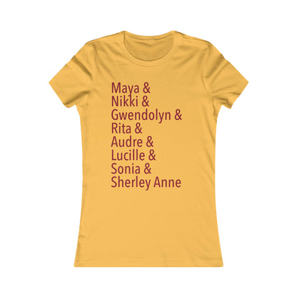 Black Women Poets Tee Shirt