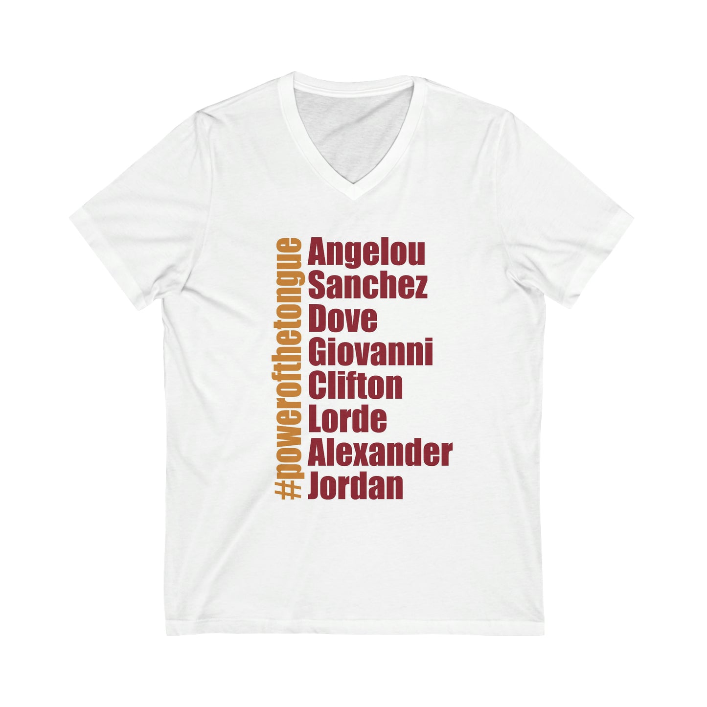 Black Female Poets V-Neck TShirt