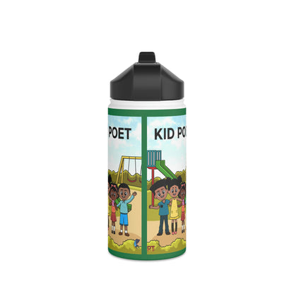 KID POET Stainless Steel Water Bottle, Standard Lid