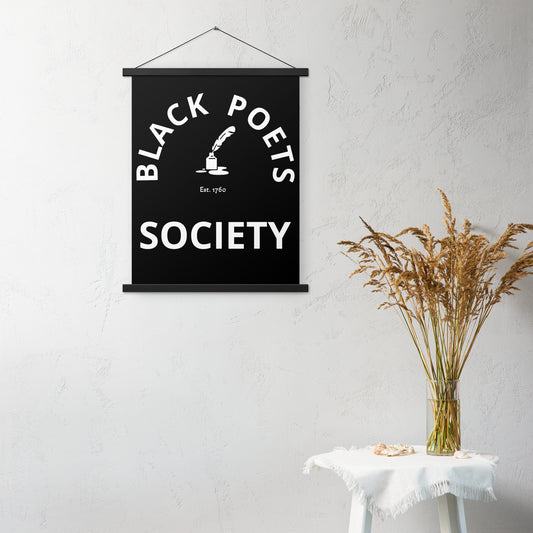 Black Poets Society Poster with Hangers