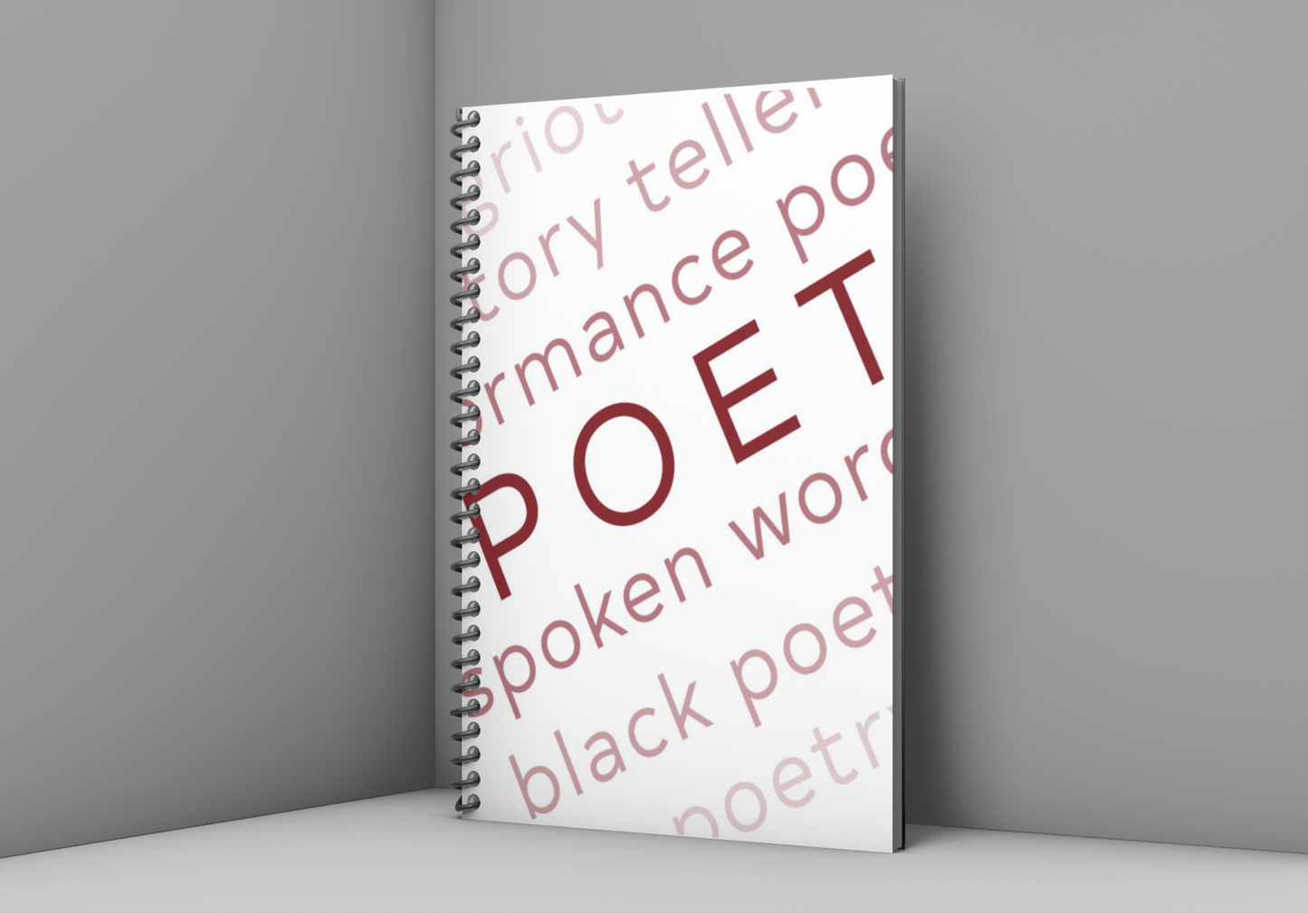 Poets Spiral notebook